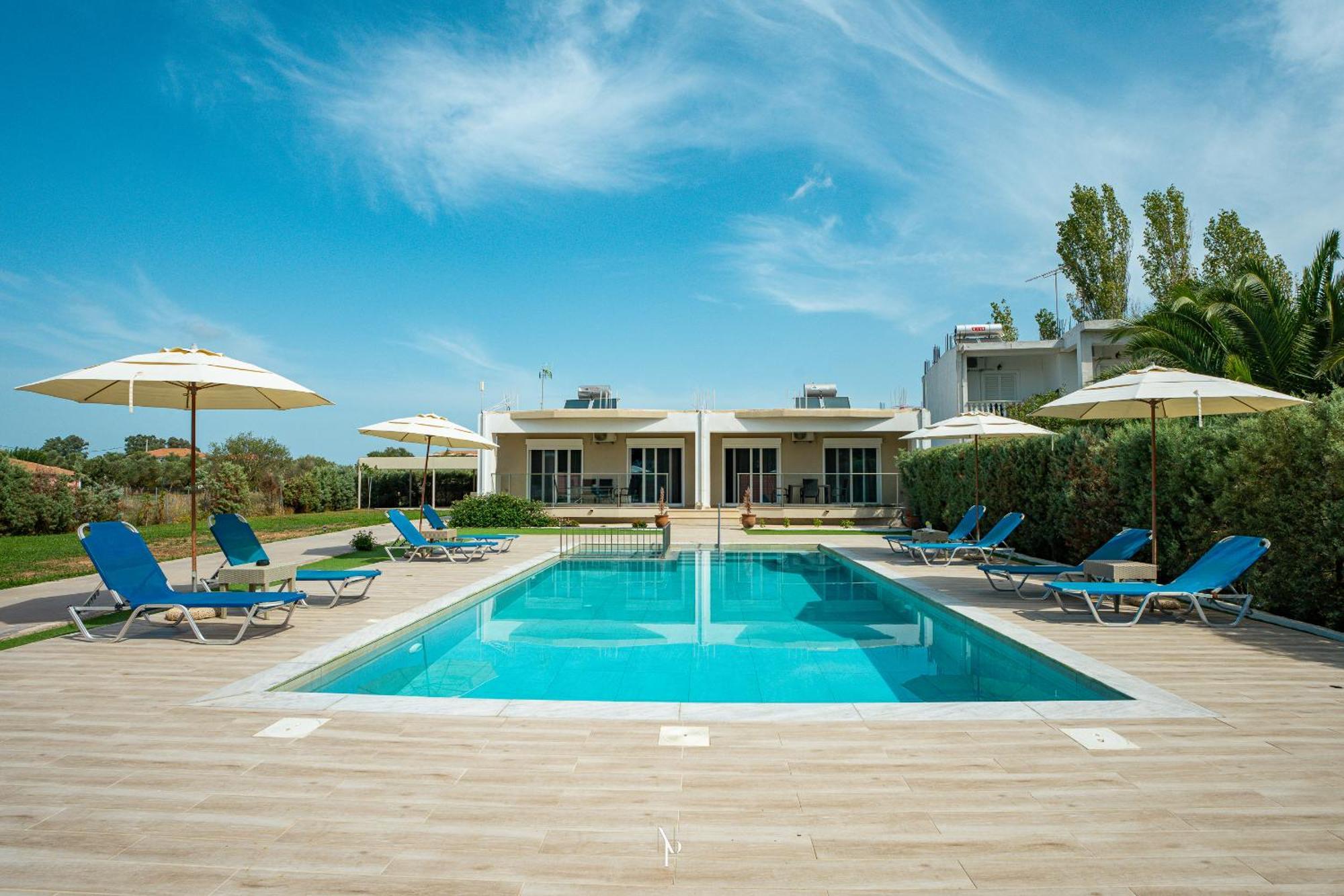 Nancy'S Budget Villa With Pool & Jacuzzi By "Elite" Λαγανάς Εξωτερικό φωτογραφία