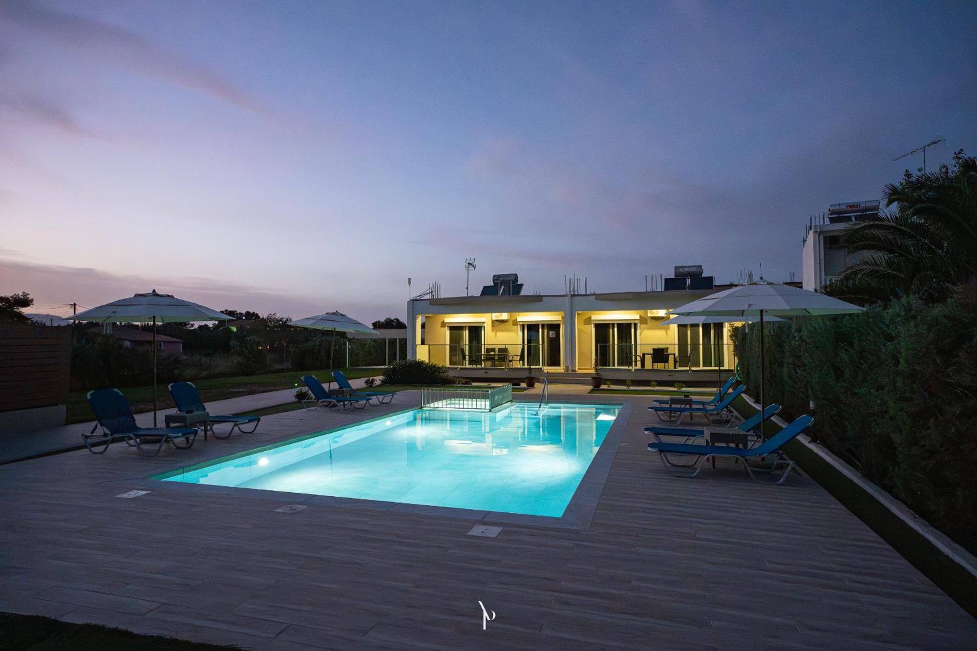 Nancy'S Budget Villa With Pool & Jacuzzi By "Elite" Λαγανάς Εξωτερικό φωτογραφία